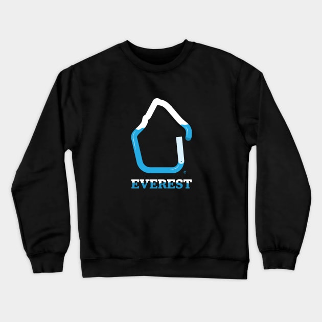 Everest Carabiner Crewneck Sweatshirt by CuriousCurios